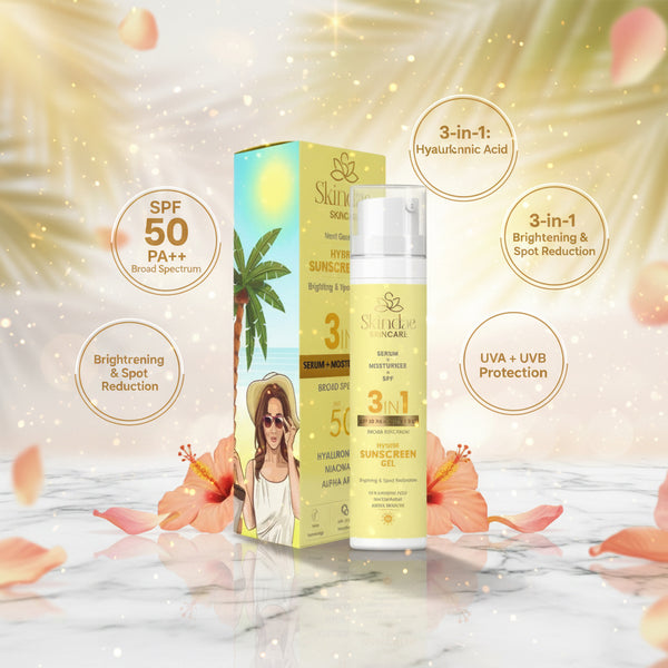 Hybrid Sunscreen Gel SSkindae 3-in-1 Hybrid Sunscreen Gel SPF 50 PA+++ lightweight brightening sunscreenPF 50 PA+++