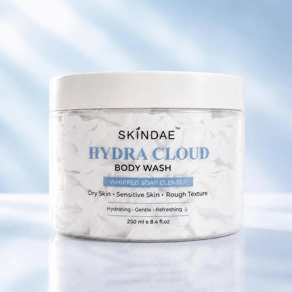 Skindae Hydra Cloud Body Wash – whipped soap cleanser jar