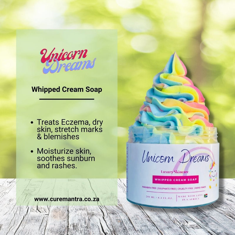 Unicorn Dreams Whipped Soap 250ml | Moisturising Whipped Soap texture